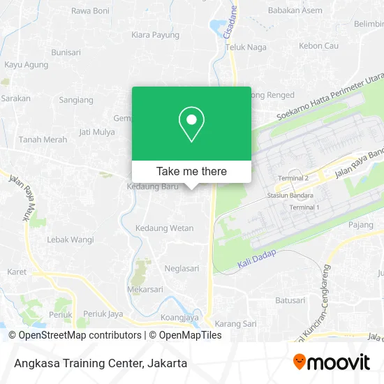 Angkasa Training Center map