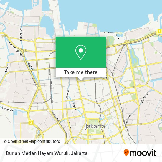 Durian Medan Hayam Wuruk map