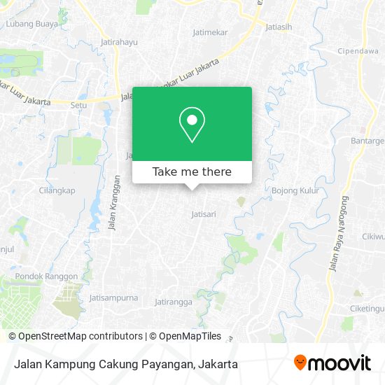 Jalan Kampung Cakung Payangan map