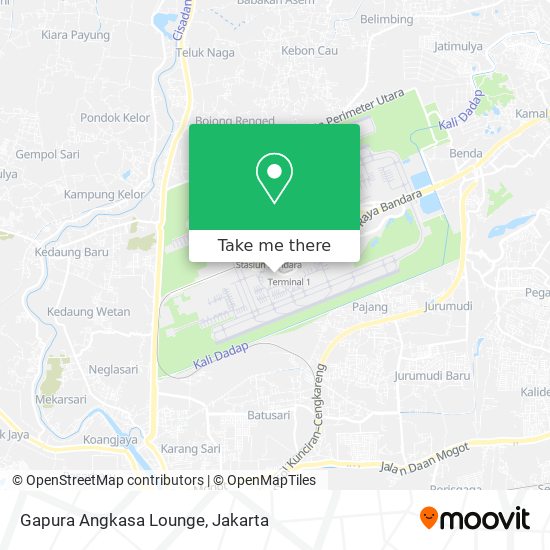 Gapura Angkasa Lounge map