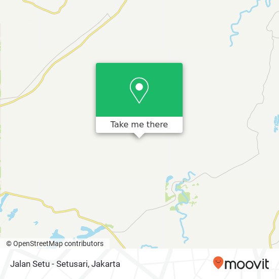 Jalan Setu - Setusari map