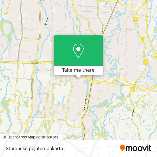 Starbucks pejaten map