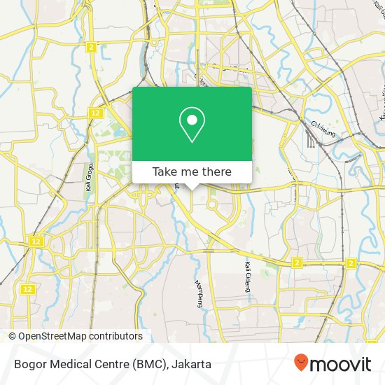 Bogor Medical Centre (BMC) map