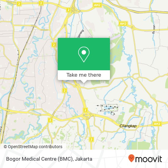 Bogor Medical Centre (BMC) map