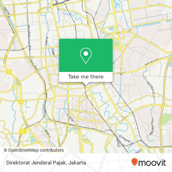 Direktorat Jenderal Pajak map