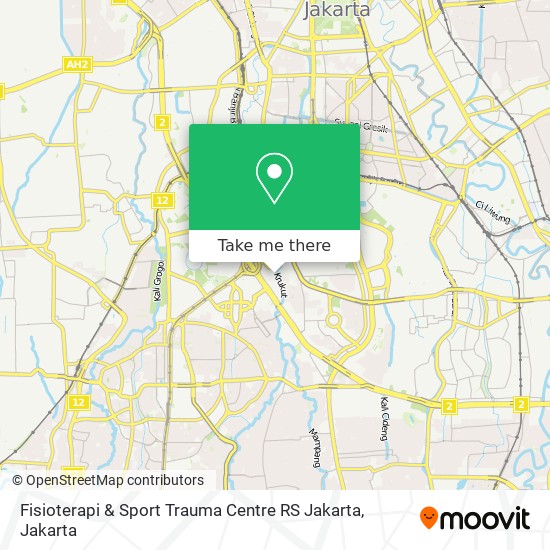 Fisioterapi & Sport Trauma Centre RS Jakarta map