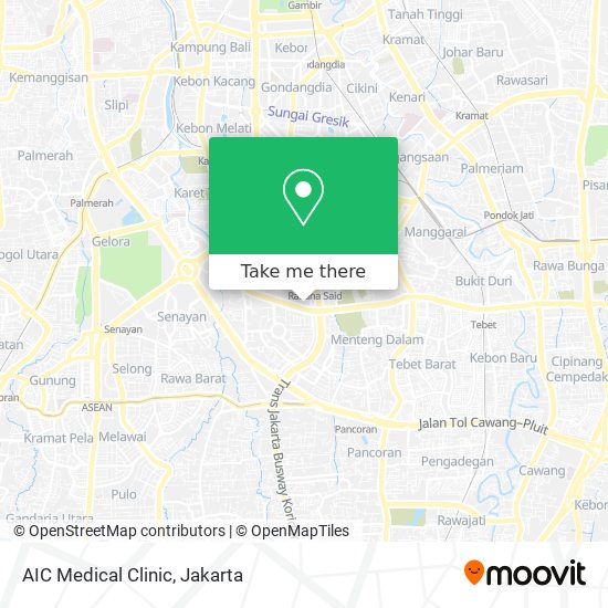 AIC Medical Clinic map