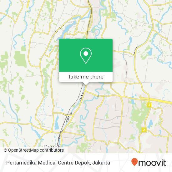 Pertamedika Medical Centre Depok map