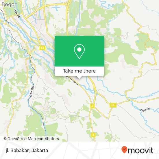 jl. Babakan map