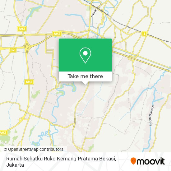 Rumah Sehatku Ruko Kemang Pratama Bekasi map