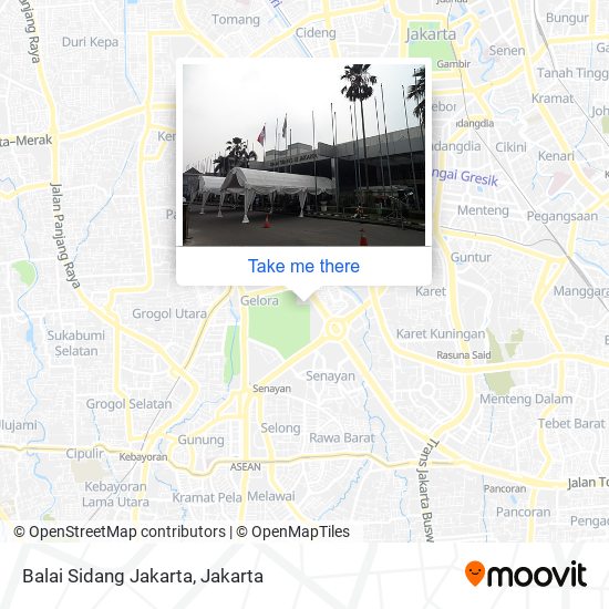 Balai Sidang Jakarta map