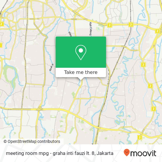 meeting room mpg - graha inti fauzi lt. 8 map