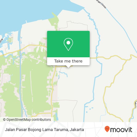 Jalan Pasar Bojong Lama Taruma map