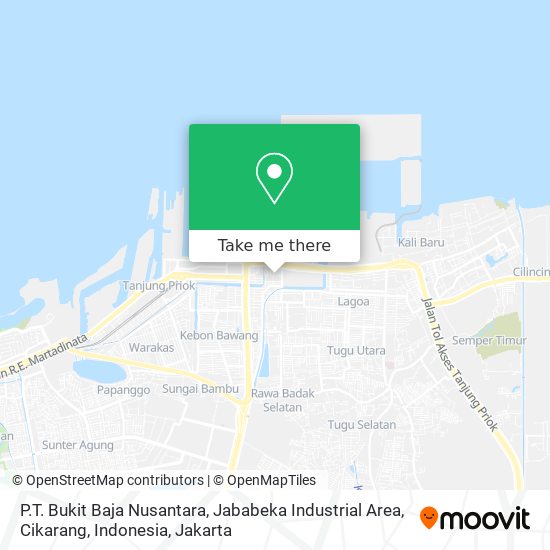 P.T. Bukit Baja Nusantara, Jababeka Industrial Area,  Cikarang, Indonesia map