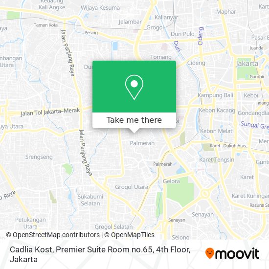 Cadlia Kost, Premier Suite Room no.65, 4th Floor map