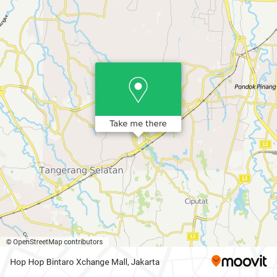 Hop Hop Bintaro Xchange Mall map