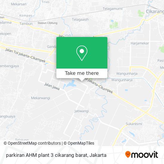 parkiran AHM plant 3 cikarang barat map