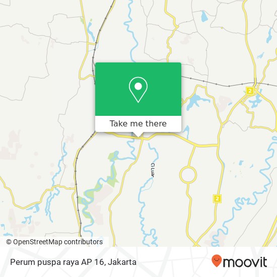 Perum puspa raya AP 16 map