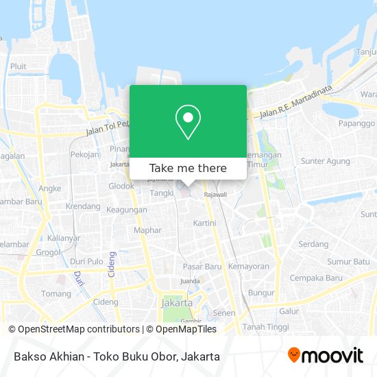 Bakso Akhian - Toko Buku Obor map