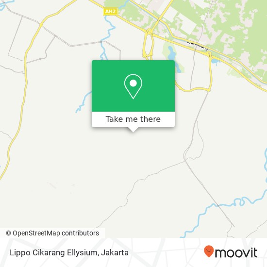 Lippo Cikarang Ellysium map