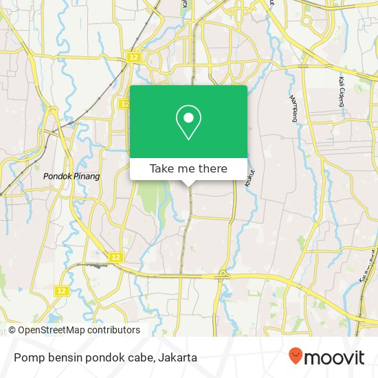 Pomp bensin pondok cabe map