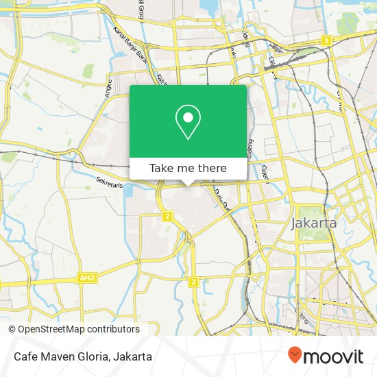Cafe Maven Gloria map
