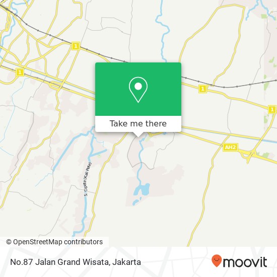 No.87 Jalan Grand Wisata map