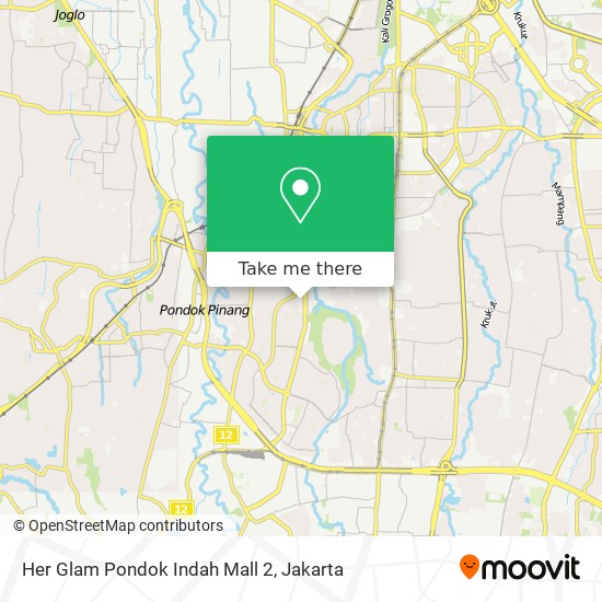 Her Glam Pondok Indah Mall 2 map