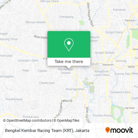 Bengkel Kembar Racing Team (KRT) map