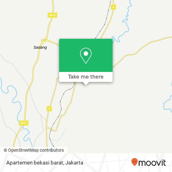 Apartemen bekasi barat map