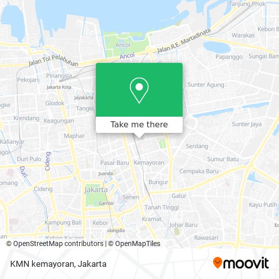 KMN kemayoran map