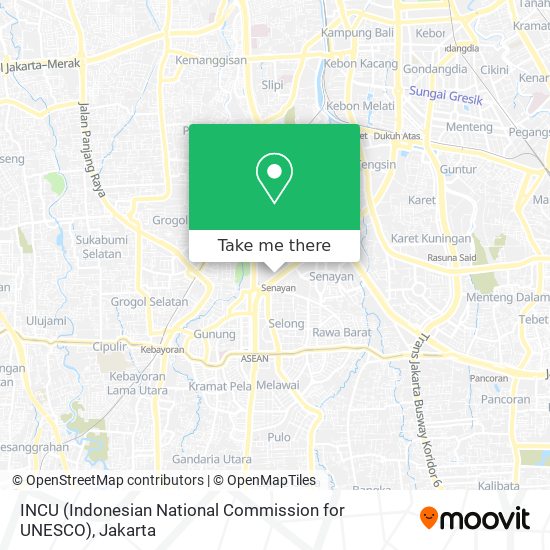INCU (Indonesian National Commission for UNESCO) map