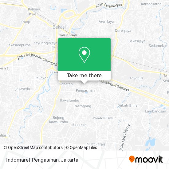 Indomaret Pengasinan map