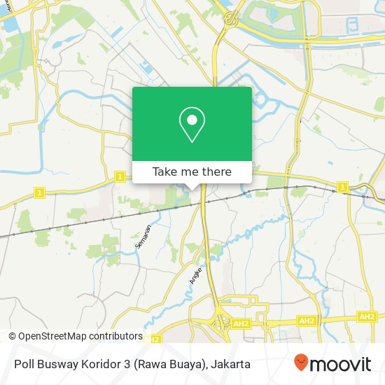 Poll Busway Koridor 3 (Rawa Buaya) map