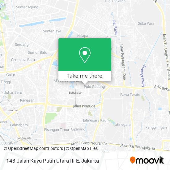 143 Jalan Kayu Putih Utara III E map