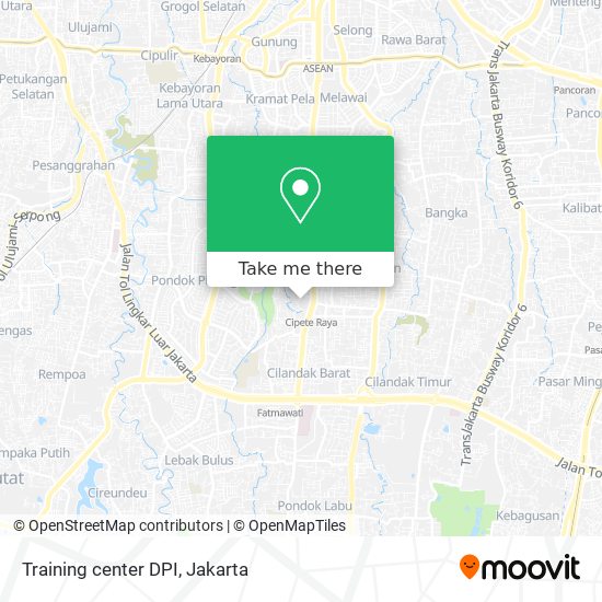 Training center DPI map