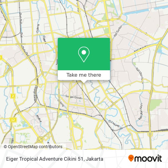 Eiger Tropical Adventure Cikini 51 map