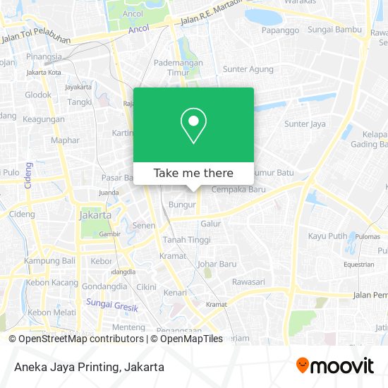Aneka Jaya Printing map