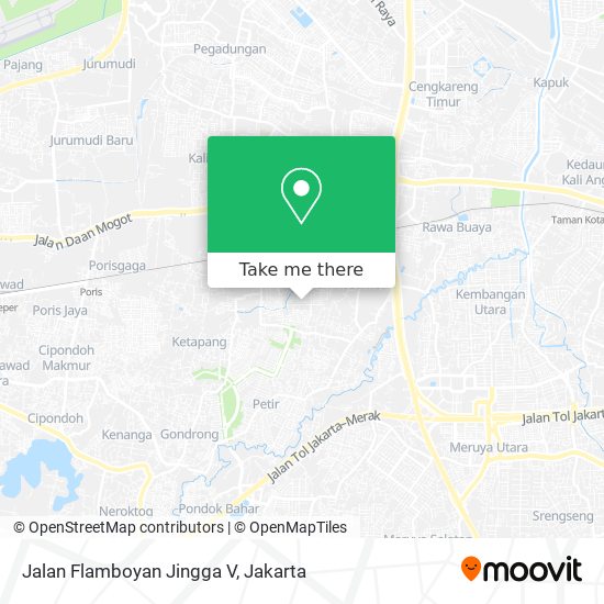 Jalan Flamboyan Jingga V map