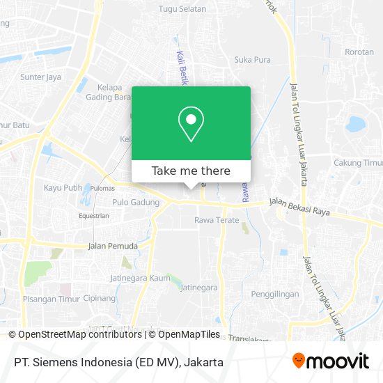 PT. Siemens Indonesia (ED MV) map