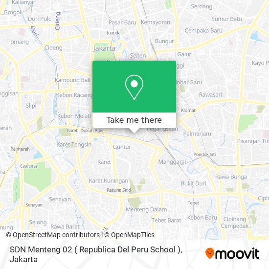 SDN Menteng 02 ( Republica Del Peru School ) map