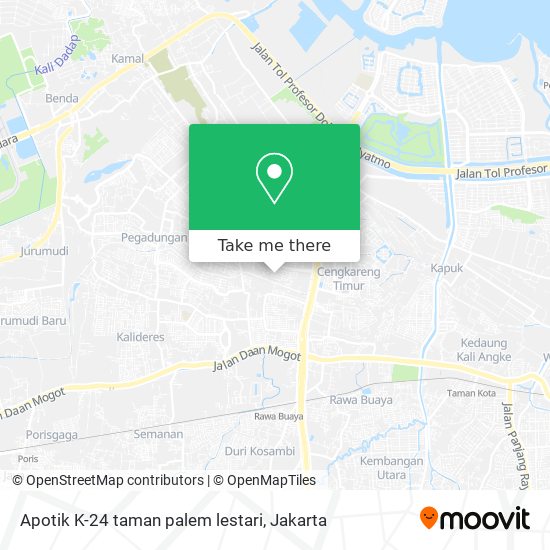 Apotik K-24 taman palem lestari map