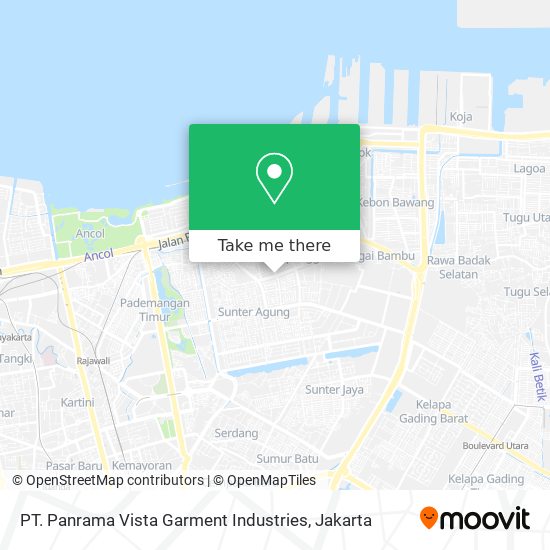 PT. Panrama Vista Garment Industries map
