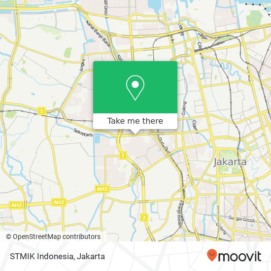STMIK Indonesia map