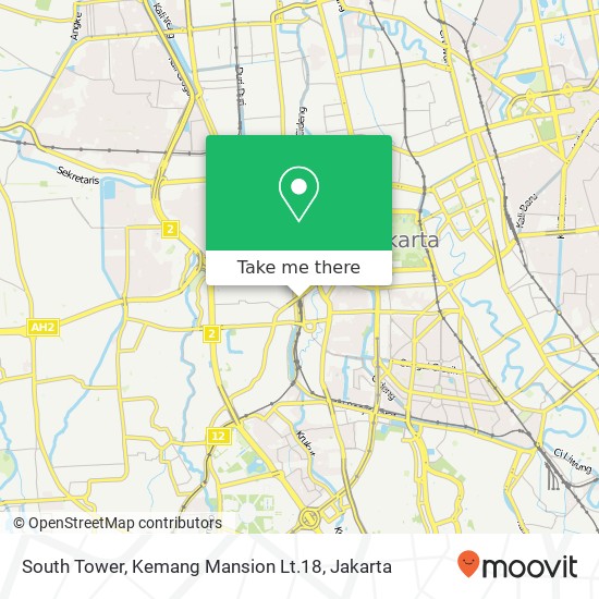 South Tower, Kemang Mansion Lt.18 map