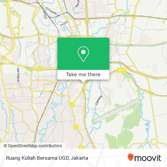 Ruang Kuliah Bersama UGD map