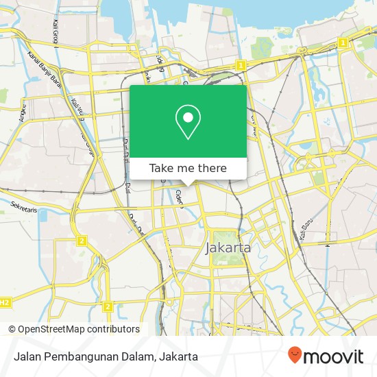 Jalan Pembangunan Dalam map