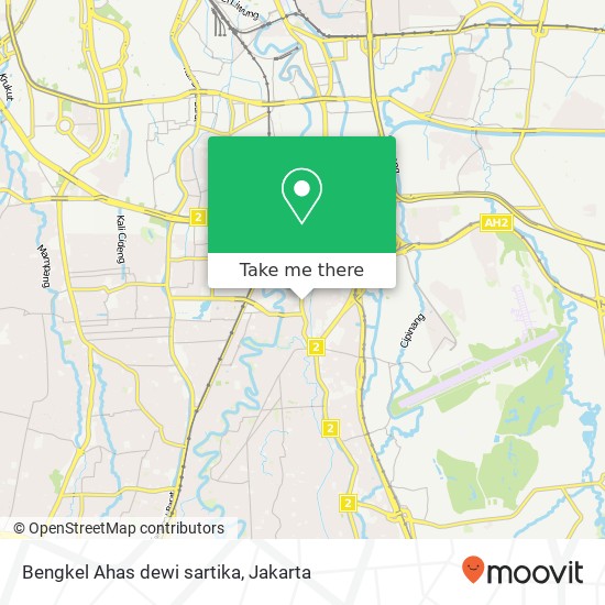 Bengkel Ahas dewi sartika map