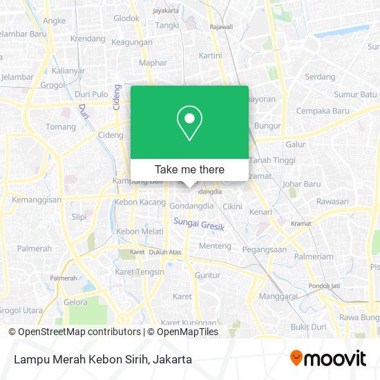 Lampu Merah Kebon Sirih map