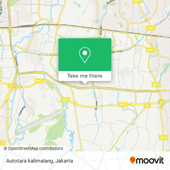 Autotara kalimalang map